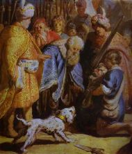 Haga click para ver la imagen ampliada david presenting the head of goliath to king saul.jpg
